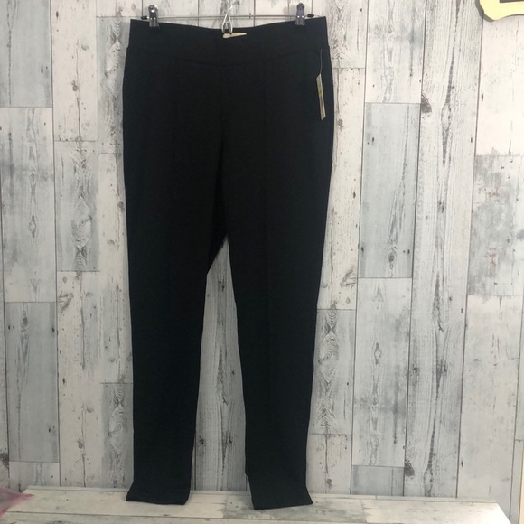 Per Se Black Skinny Dress Pull On Pants NWT Medium - Picture 1 of 7